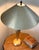 Postmodern 1980s Postmodern Lam Lee Group "Leeazanne" Silver & Gold Leaf Table Lamp For Sale - Image 3 of 10