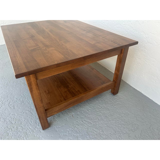 2020s Dutch Crafters Amish Made Coffee Table For Sale - Image 5 of 6