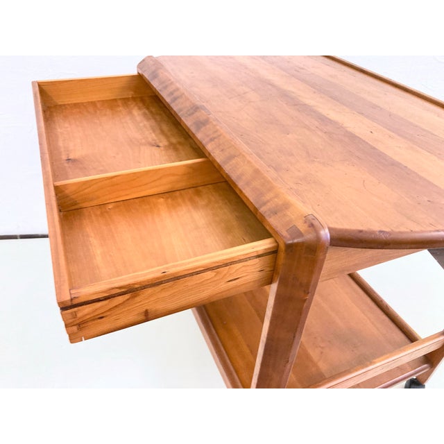 Mid-Century Modern Danish Teak Bar Cart by Aksel Kjersgaard, 1960s For Sale - Image 3 of 14