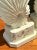 Vintage Plaster Shell Form Table Lamps - Pair For Sale - Image 10 of 12