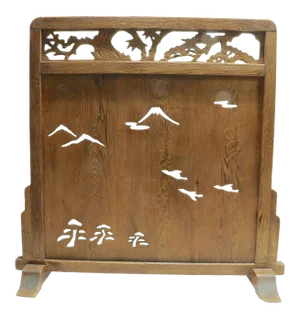 19th Century Chinese Hand Carved Divider, Screen