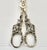 1920s Sterling Silver Grape Scissors For Sale - Image 4 of 8