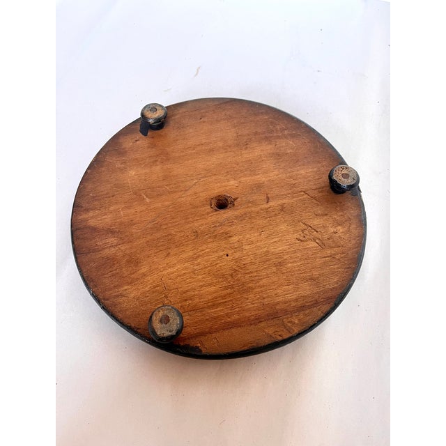 Early 1900s French Hand Blown Class Cloche on Footed Base For Sale - Image 10 of 11