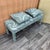 Postmodern Early 21st Century Fully Upholstered Postmodern Bench With Cushions in the Parson Style. For Sale - Image 3 of 14