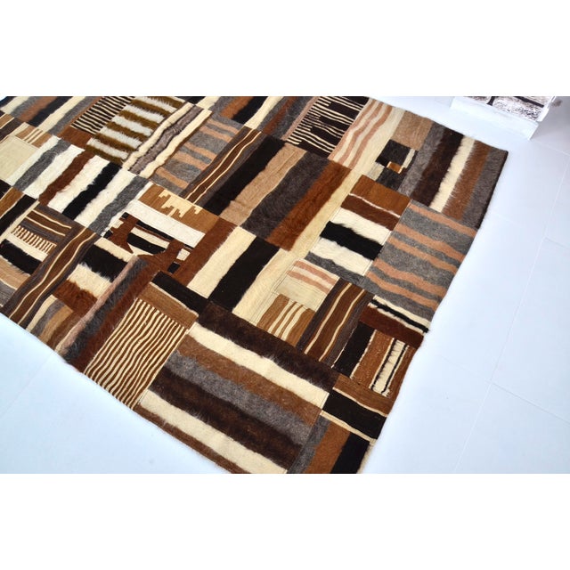 Angora Wool Vintage Anatolian Rug For Sale - Image 10 of 10