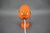 Orange Metal and Chrome Lamp by Stanislav Indra, Former Czechoslovakia, 1970s For Sale - Image 4 of 9