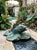 Verdigris Vintage Verdigris Bronze Perch & Lily Pad Fountain Spouted Sculpture For Sale - Image 8 of 12