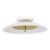 Signal Flush Mount, White & Brass, From Souda, Modern, Minimal, Led Ceiling Light For Sale