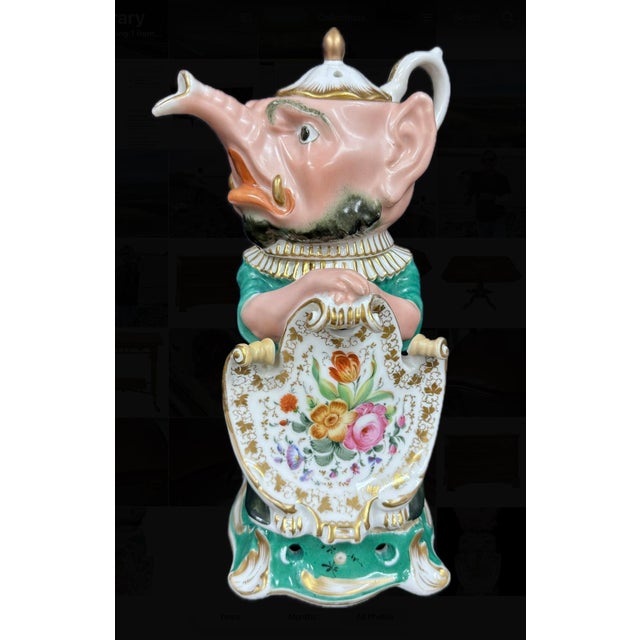 Russian Imperial Porcelain Teapot With Stove Night Light For Sale - Image 16 of 16