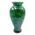 Vintage 1960s Murano Green Blown Glass Vase For Sale