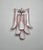 Vintage Italian Murano Wall Lights with Pink Lattimo Glass Petals in the manner of Mazzega, 1990, Set of 2 For Sale - Image 12 of 18