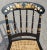Wood Late 19th Century Ebonized and Parcel Gilt Decorated Cane Seat Side Chair For Sale - Image 7 of 12