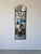 Italian Hollywood Regency Brass & Shell Top Wall Mirror With Beveled Glass For Sale - Image 10 of 11