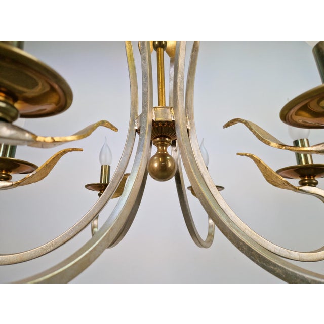 Chandelier from Solari SRL Florence, Italy, 1980s For Sale - Image 14 of 18