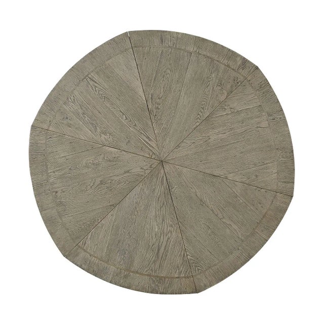 2020s Modern Jupe Extending Greyed Oak Dining Table For Sale - Image 5 of 7