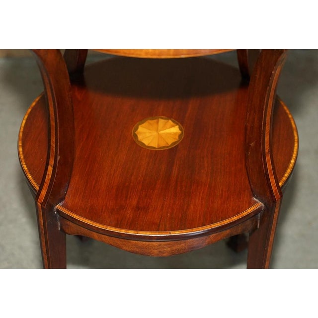 Antique Sheraton Revival Hardwood Side Table, 1880 For Sale - Image 7 of 14