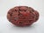 Chinese Chinese Carved Cinnabar Lacquer Fruit Shaped Butterfly & Flower Trinket Box For Sale - Image 3 of 9