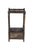 This antique umbrella and cane stand is crafted from solid mahogany with a dark, rich finish that accentuates the dense,...