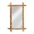 Harrison Van Horn Faux Bamboo Mirror, 20th Century, Handcrafted Elegance For Sale