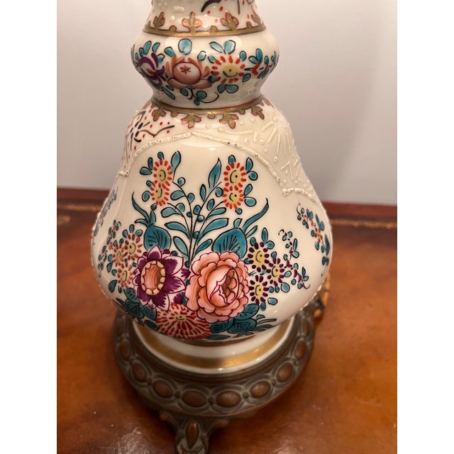 Late 19th Century Late 19th Century Victorian Banquet "Conversion" Lamps - a Pair For Sale - Image 5 of 7