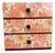 Vintage Japanese Drawer Cabinet with Floral Motif, 1970s For Sale