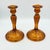 Timeless elegance of this stunning vintage Indiana Glass Tiara Amber Sandwich pattern candlesticks! This exquisite set...