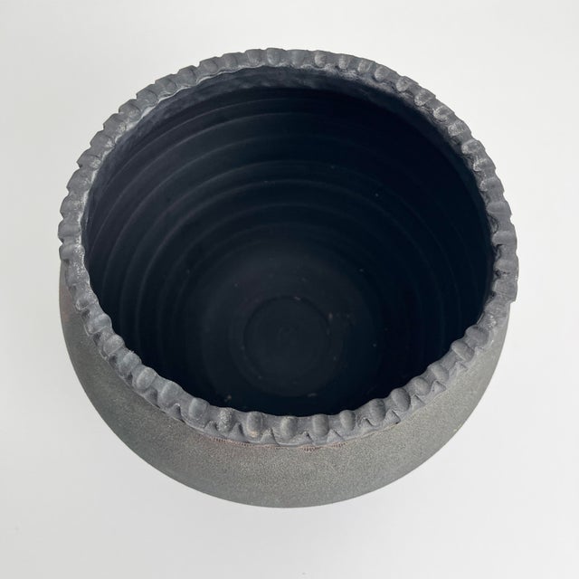 Large Raku Pot Vase For Sale In Sacramento - Image 6 of 9