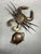 Vintage Krab Model in Solid Brass, 1960s For Sale - Image 10 of 11