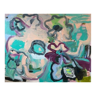 “Powder Puff” Original Painting by Hayley Morée For Sale
