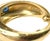 Cartier 18k Yellow Gold Diamond Sapphire Gypsy Ring, France For Sale - Image 11 of 14