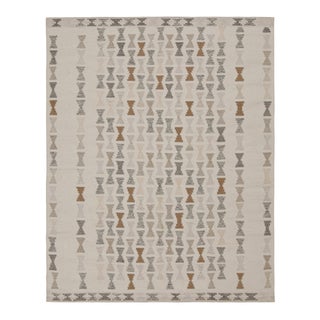 Muted Scandinavian Kilim Rug by Celerie Kemble for Chairish, 3'x8' For Sale