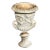 Monumental Vintage Italian Neoclassical Marble Garden Planter Jardinière For Sale