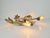 Gold Vintage Flowers Metal Ceiling Lamp ,France, 1960s For Sale - Image 8 of 9