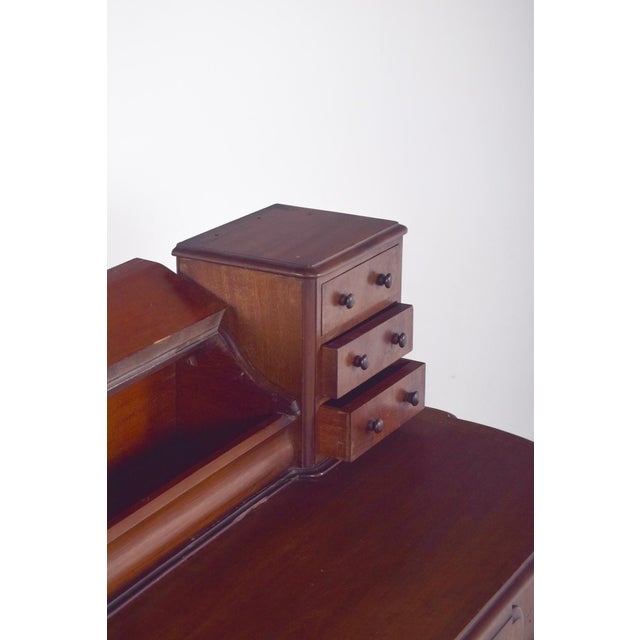 Antique English Desk with Carved Feet, 1890s For Sale - Image 3 of 14