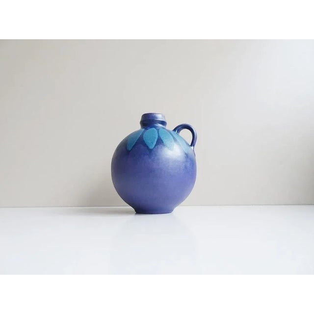Blue Vase from KMK Decor For Sale - Image 8 of 11