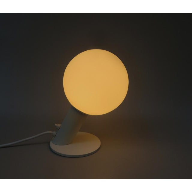 1970s Small Space Age Table Lights in White, 1970s, Set of 2 For Sale - Image 5 of 18