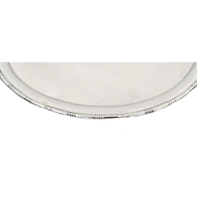 Art Deco Sterling Silver Large Art Deco Tray For Sale - Image 3 of 6