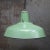 French factory pendant light sea green enamel, white interior E27 / E26 Up to 250V (Europe/UK Standard).The wiring of this...