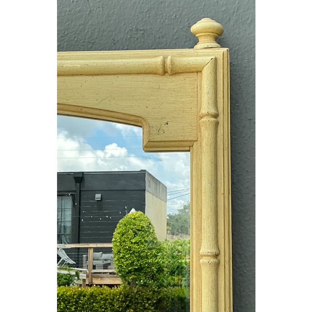 Vintage Faux Bamboo Rectangular Mirror For Sale - Image 14 of 15