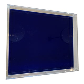 Alexandra Von Furstenberg Small Sapphire Voltage Tray For Sale