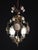 Art Nouveau Vintage Art Nouveau Style Italian Ceramic Flower Chandelier, 1970 For Sale - Image 3 of 10