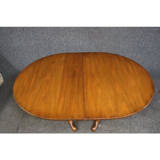 Kittinger Fruitwood Dining Table W/Extension For Sale - Image 11 of 13