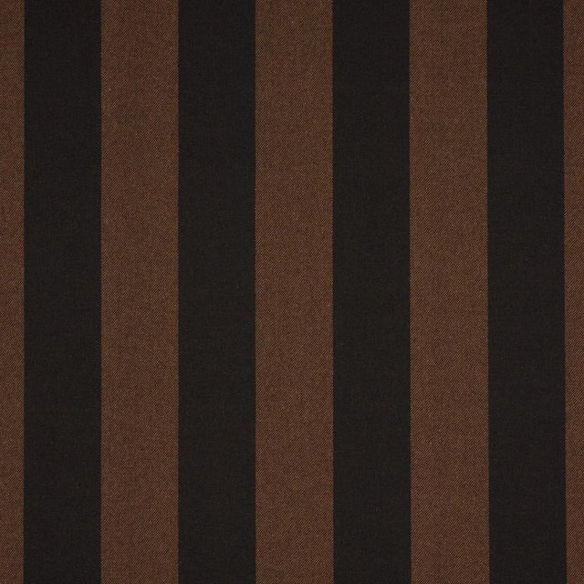 Contemporary SAMPLE - Schumacher Hemlock Stripe Fabric In Java For Sale - Image 3 of 4