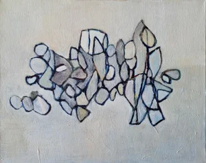 Untitled 1923, Contemporary Abstract Oil Painting by Lynn Christian, 2020