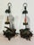 Pair of Vintage Cast Iron Rabbit Candlestick Sconces Large 25" Long For Sale - Image 4 of 14