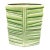 Mid-Century Modern Mid-Century California Pottery Green Ceramic Tropical Bamboo Flower Vase For Sale - Image 3 of 6