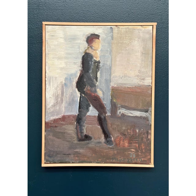 Martin Ljunggren, Dancing Model, 1956, Oil Painting on Canvas, Framed For Sale - Image 18 of 18