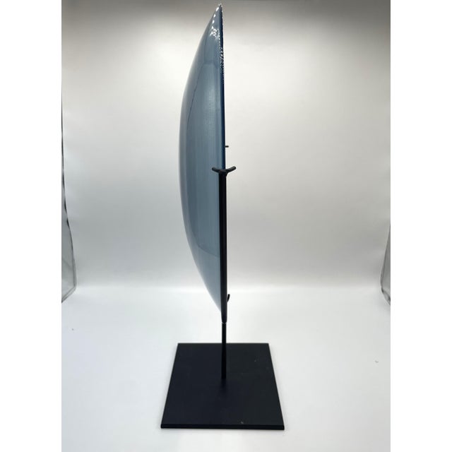 1990s Four Seasons Series Winter Plate by Laura De Santillana for Venini, 1992 For Sale - Image 5 of 8