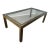 Bernhard Rohne for Mastercraft Acid Etched Brass Dining Table For Sale