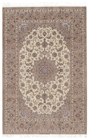 Pasargad N Y 2 Persian Isfahan Korker Wool & Silk Highlighted Rug - 5′3″ × 7′10″
